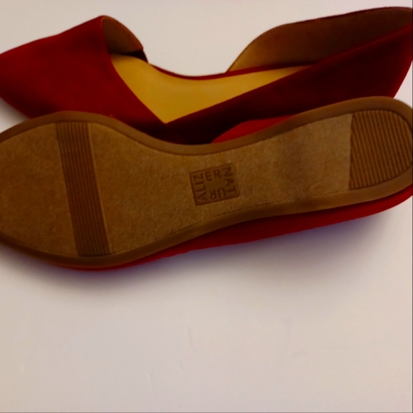 Naturalizer Maroon Suede Flats - size 10 - Picture 3 of 5
